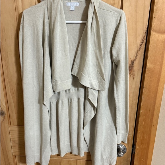 New York & Company Elegant Cream Women's Cardigan Sweater wrap - Picture 1 of 4